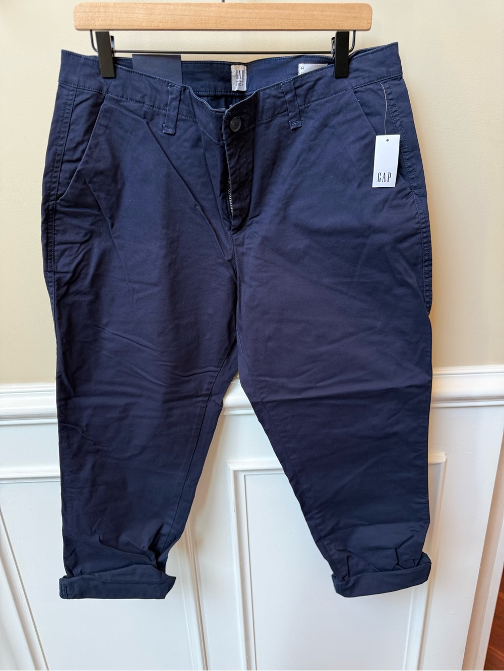 GAP Navy Blue Women's Chinos
